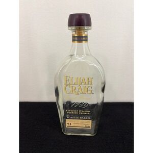 Elijah Craig Toasted Barrel Kentucky Straight Bourbon Whiskey Empty Bottle 750ml
